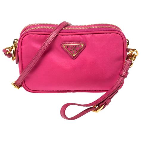 portafoglio prada fucsia|Prada Fuchsia Nylon and Leather Crossbody Bag .